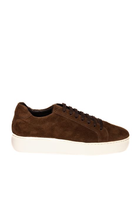 sneaker in camoscio chestnut JEROLD WILTON | 1282LIGHT-CHESTNUT